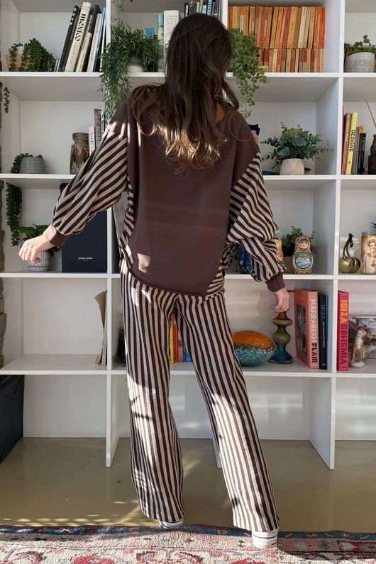 Shoreditch Slouch Sweat Chocolate Latte